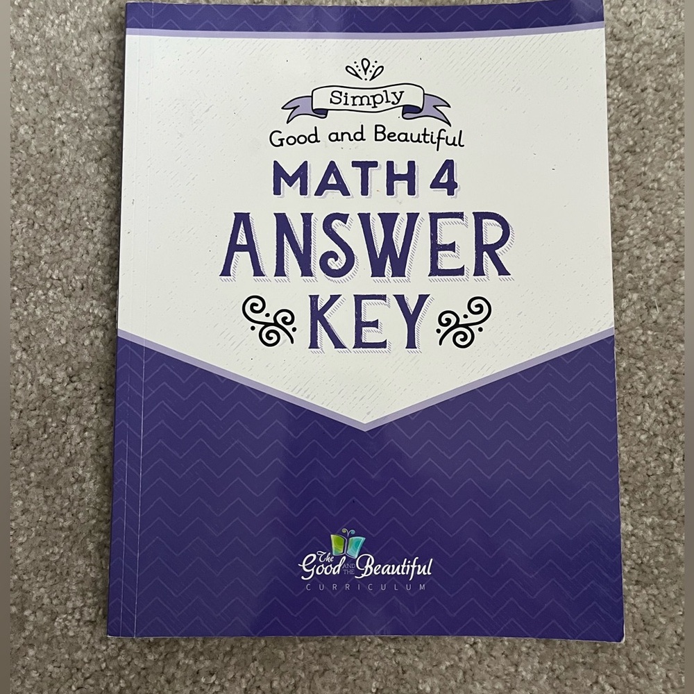 Math 4 Answer Key - Purple